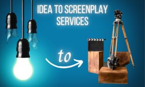 Idea to screenplay. Turn your idea into a movie or TV treatment and screenplay.